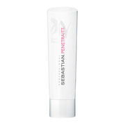 White hair product bottle with 'Sebastian' branding on a white background