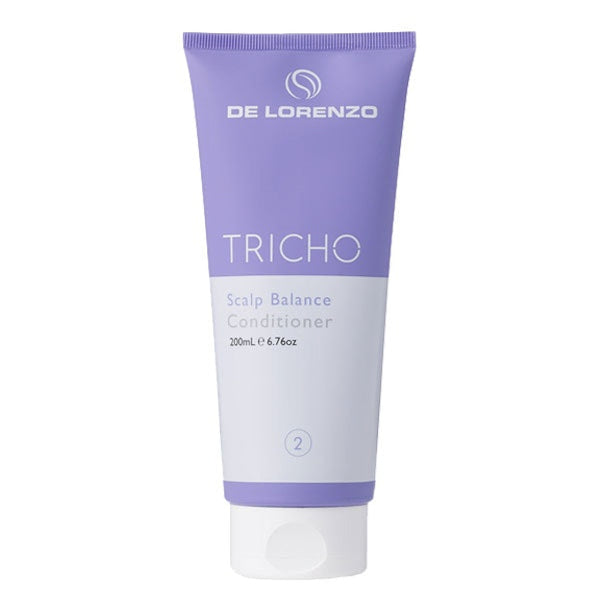 De Lorenzo Tricho Scalp Balance Conditioner tube on a white background