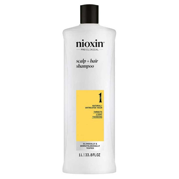 Nioxin SCALP + HAIR THICKENING SYSTEM 1 SHAMPOO 1L