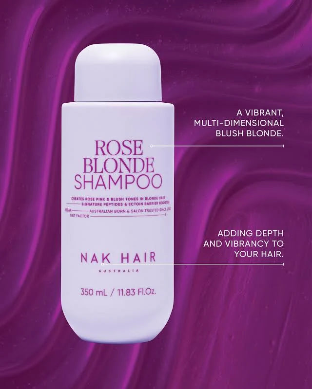 NAK Signature Rose Blonde Shampoo 350ml