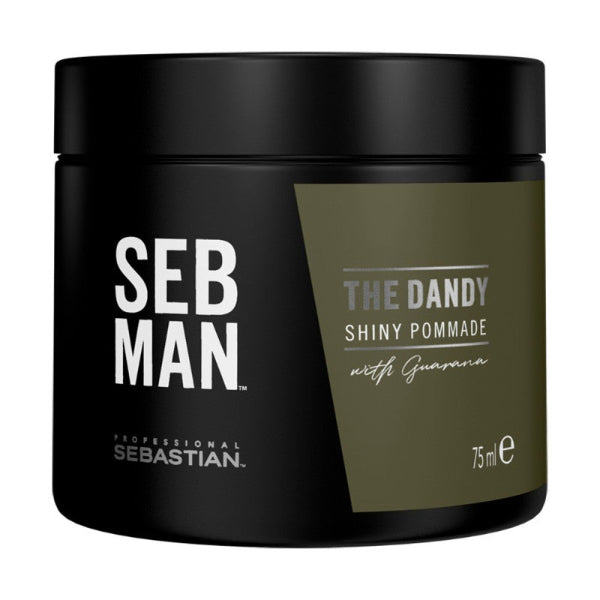 SEB MAN The Dandy Shiny Pommade jar on a white background