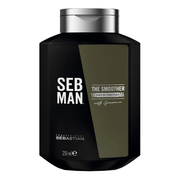 Seb Man hair care product bottle on a white background