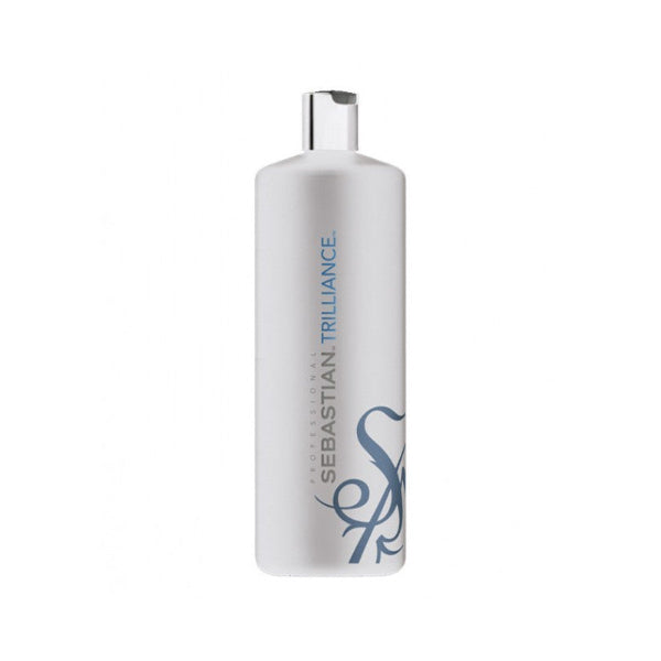 Sebastian Trilliance hair product bottle on a white background