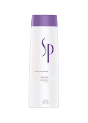 Wella SP Repair Shampoo bottle on a white background