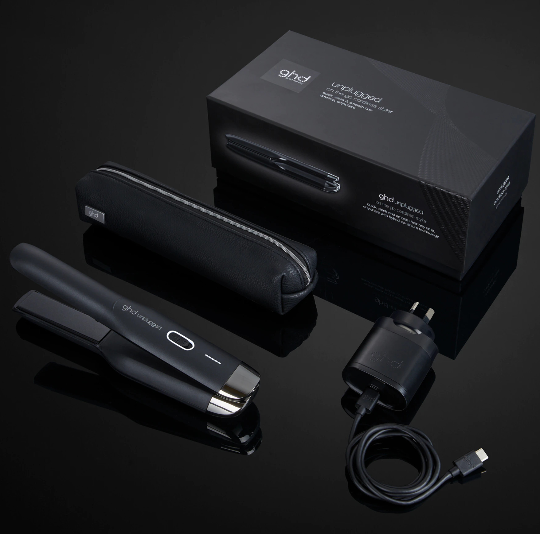 Ghd hotsell platinum black